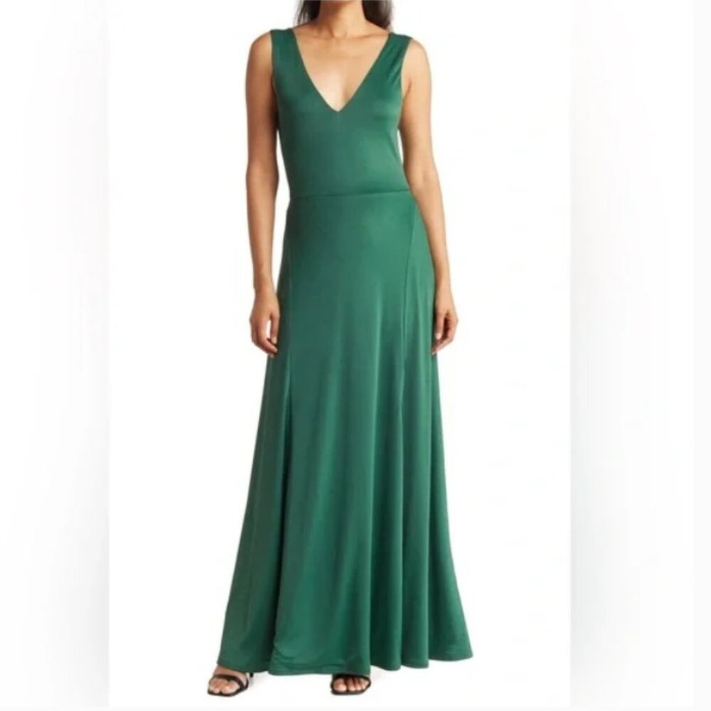 Geneva Green Maxi Dress